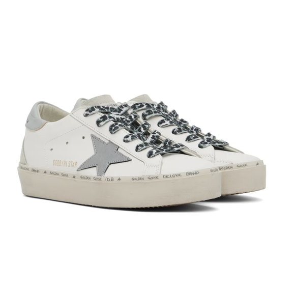 Golden Goose Shoes - Golden Goose Low Hi Star White Sneakers with Platform